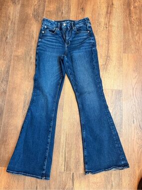 American Eagle Outfitters Dark Blue Flared Jeans